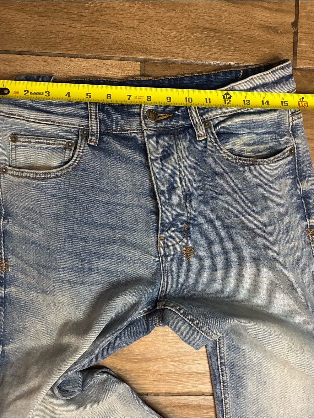 Ksubi Chitch Tapered Fit Jeans in Pure Dynamite Blue Grunge Hypebeast - Picture 6 of 8